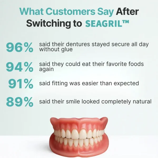 🦷 Ends Today: 70% OFF! SEAGRIL™ Custom-Fit Full Functional DenturesMake you more confident-Made in the USA