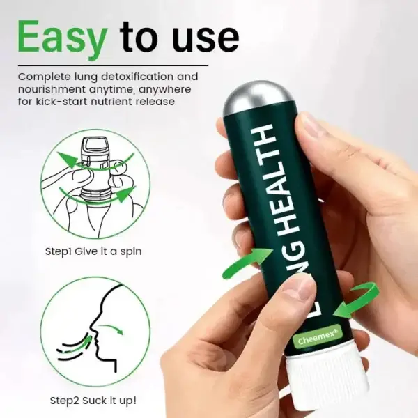 Breathe Easy Again 🌿—Cheemex® Detox Inhaler Clears & Refreshes Your Lungs