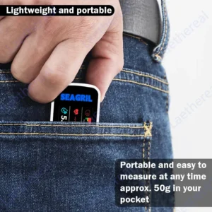 【OFFICIAL STORE】Non-Invasive Health Monitor (Measures Oxygen Saturation, Heart Rate, and Blood Pressure) 99.9% Accurate