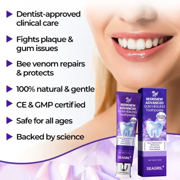 SEAGRIL® BeeRenew Advanced Gum Healing Toothpaste