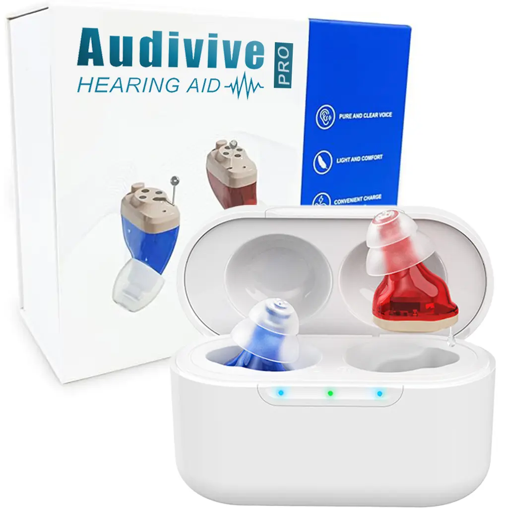 Audivive® 2.0 Rechargeable AI Hearing Aid