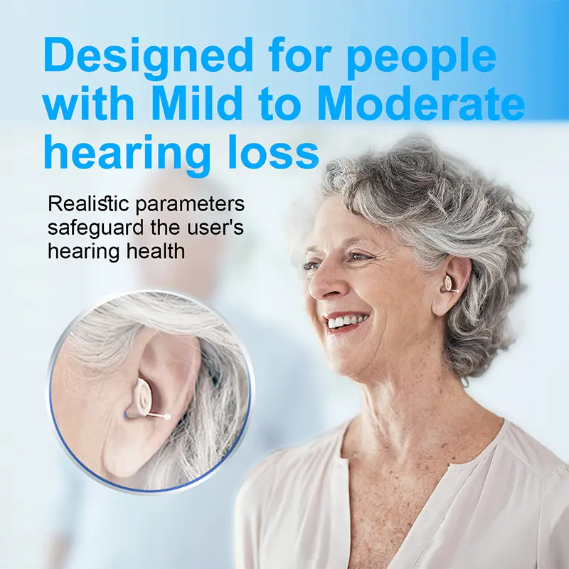 Audivive® 2.0 Rechargeable AI Hearing Aid