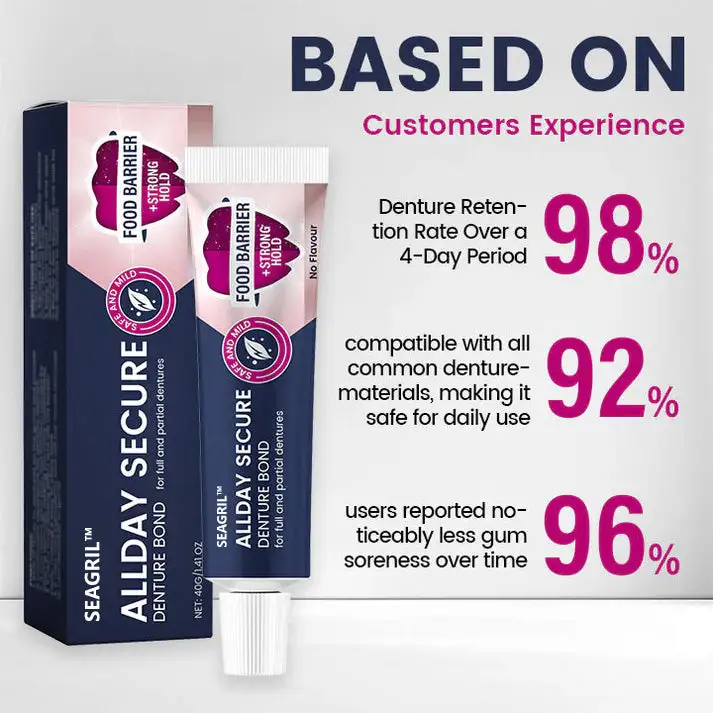 SEAGRIL™ AllDay Secure Denture Bond