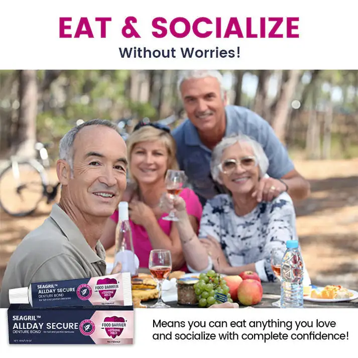SEAGRIL™ AllDay Secure Denture Bond