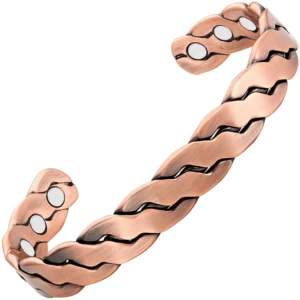 SEAGRIL® Copper Bracelets for Women. Pure Copper Magnetic Bracelet with 3800 Gauss Effective Magnets