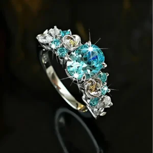 SEAGRIL Magnetology Moissanite Diamond Ring