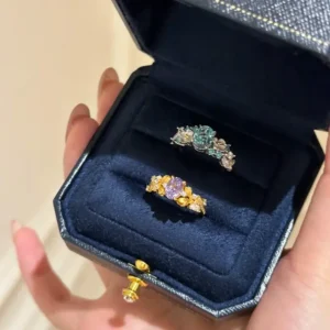 SEAGRIL Magnetology Moissanite Diamond Ring