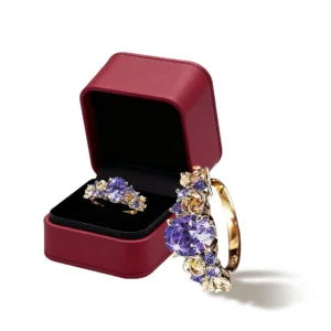 SEAGRIL Magnetology Moissanite Diamond Ring