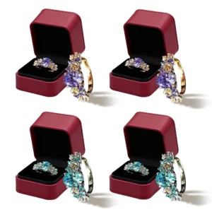 SEAGRIL Magnetology Moissanite Diamond Ring