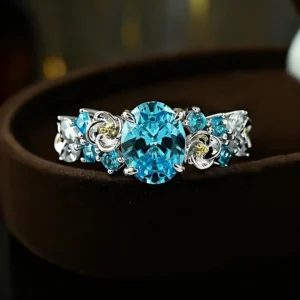 SEAGRIL Magnetology Moissanite Diamond Ring