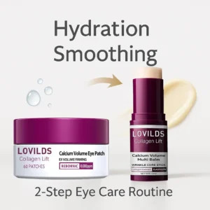 💗 LOVILDS Collagen Lift Eye Balm Stick + Eye Patch Set