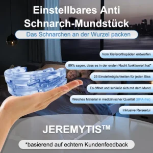 JEREMYTIS™ Verstellbares Anti-Schnarch-Mundstück
