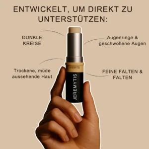 JEREMYTIS™ beseitigt Augensäcke innerhalb weniger Minuten