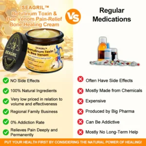 SEAGRIL™ Botulinum Toxin & Bee Venom Pain-Relief Bone Healing Cream