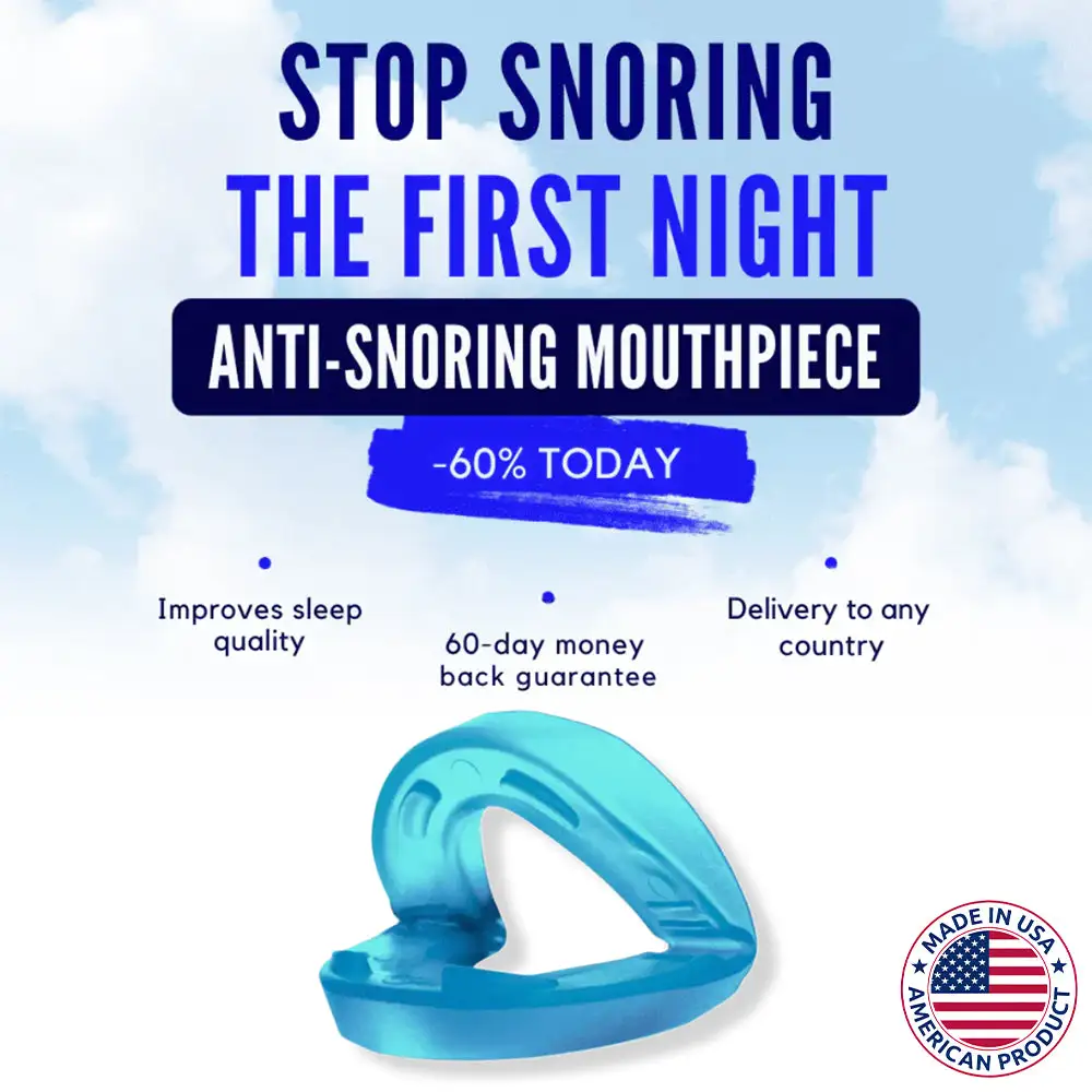 😴💤 Seurico™ Universal Anti-Snoring Mouthpiece – Breathe Easy & Sleep Soundly