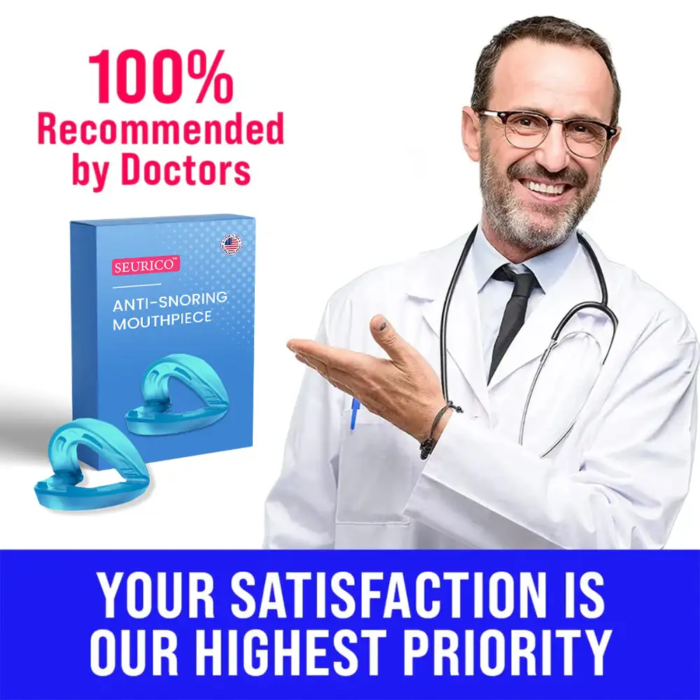 😴💤 Seurico™ Universal Anti-Snoring Mouthpiece – Breathe Easy & Sleep Soundly