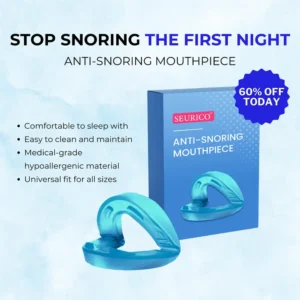 😴💤 Seurico™ Universal Anti-Snoring Mouthpiece – Breathe Easy & Sleep Soundly