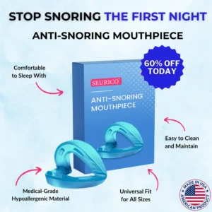 😴💤 Seurico™ Universal Anti-Snoring Mouthpiece – Breathe Easy & Sleep Soundly