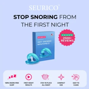 😴💤 Seurico™ Universal Anti-Snoring Mouthpiece – Breathe Easy & Sleep Soundly