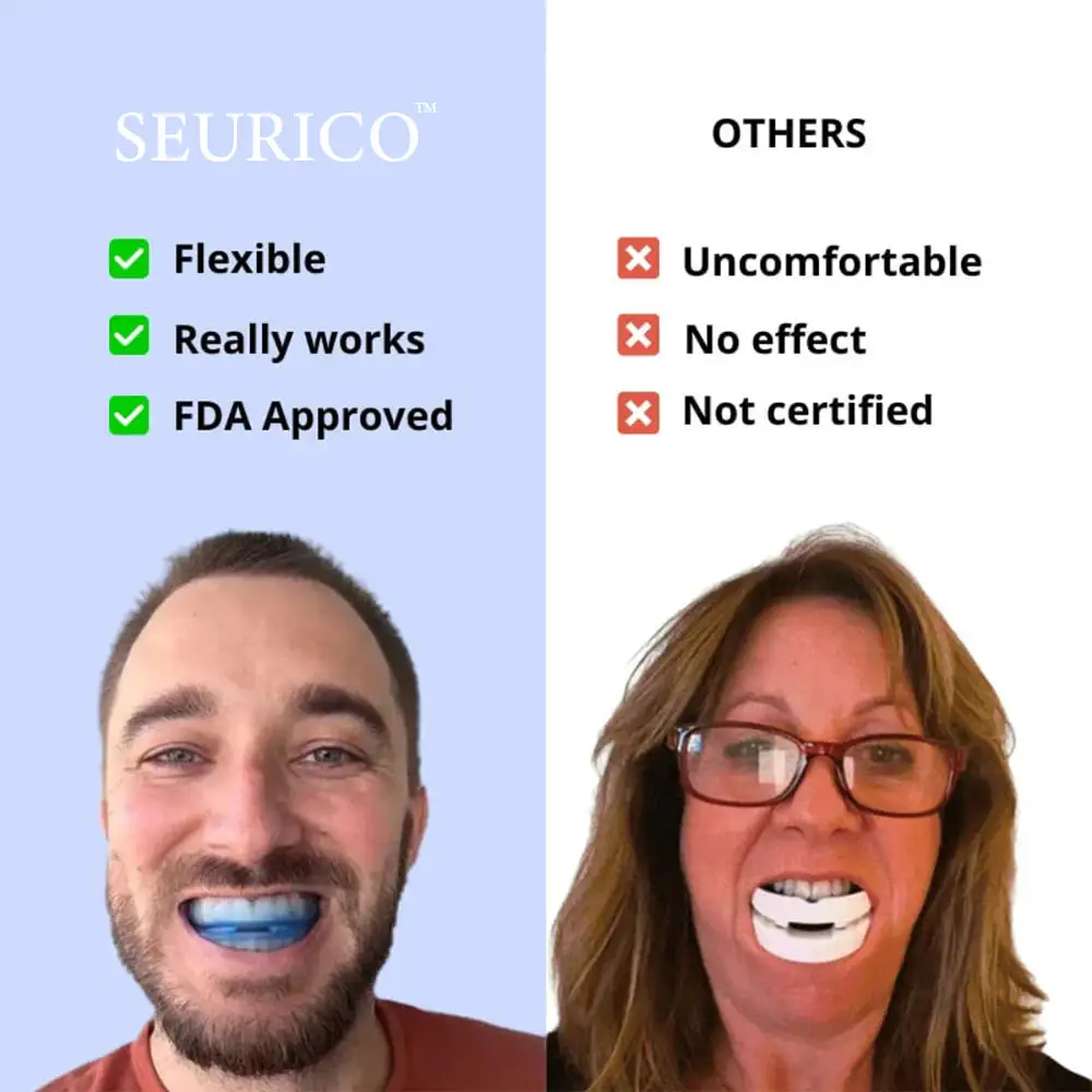 😴💤 Seurico™ Universal Anti-Snoring Mouthpiece – Breathe Easy & Sleep Soundly