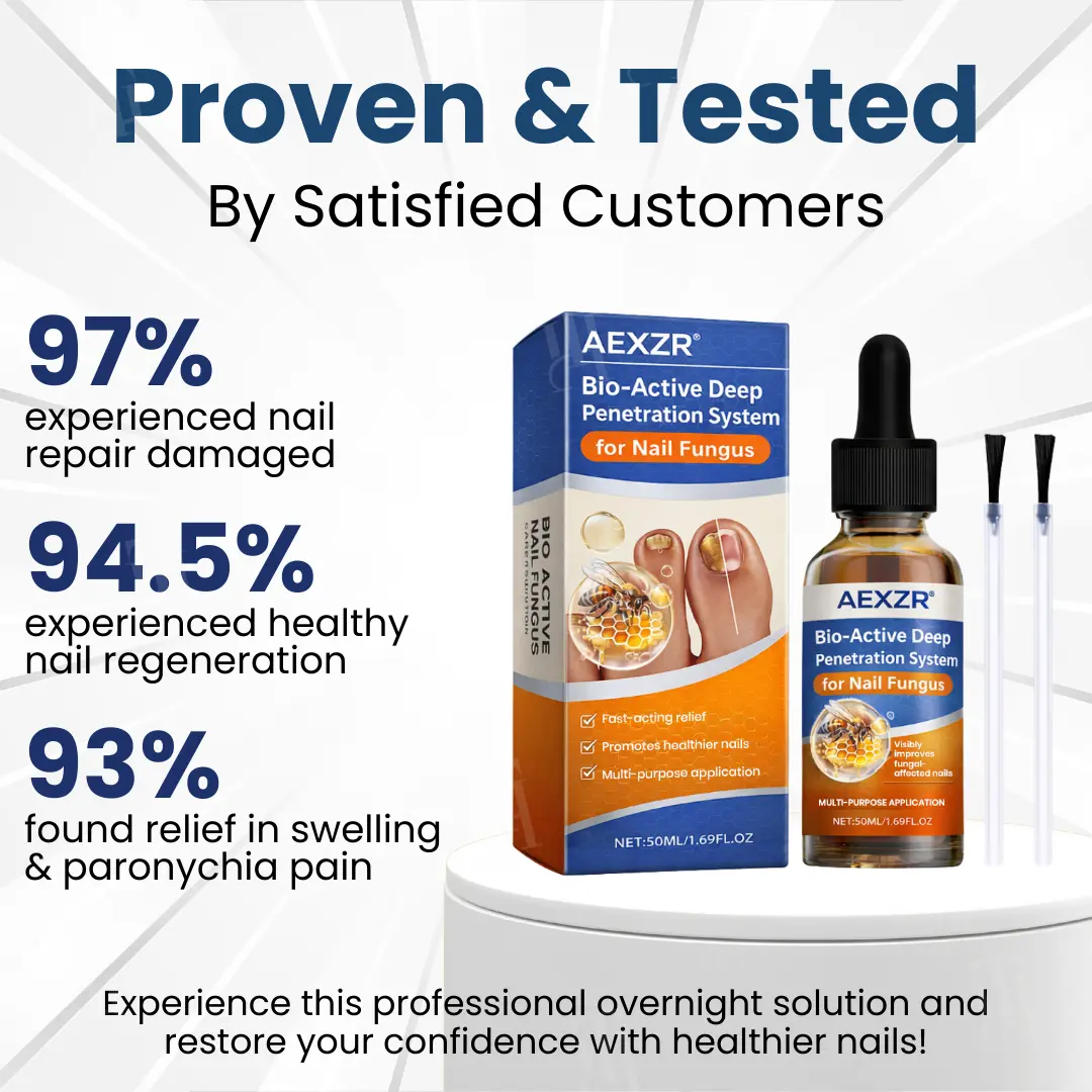 AEXZR® Bio-Active Deep Penetration System for Nail Fungus