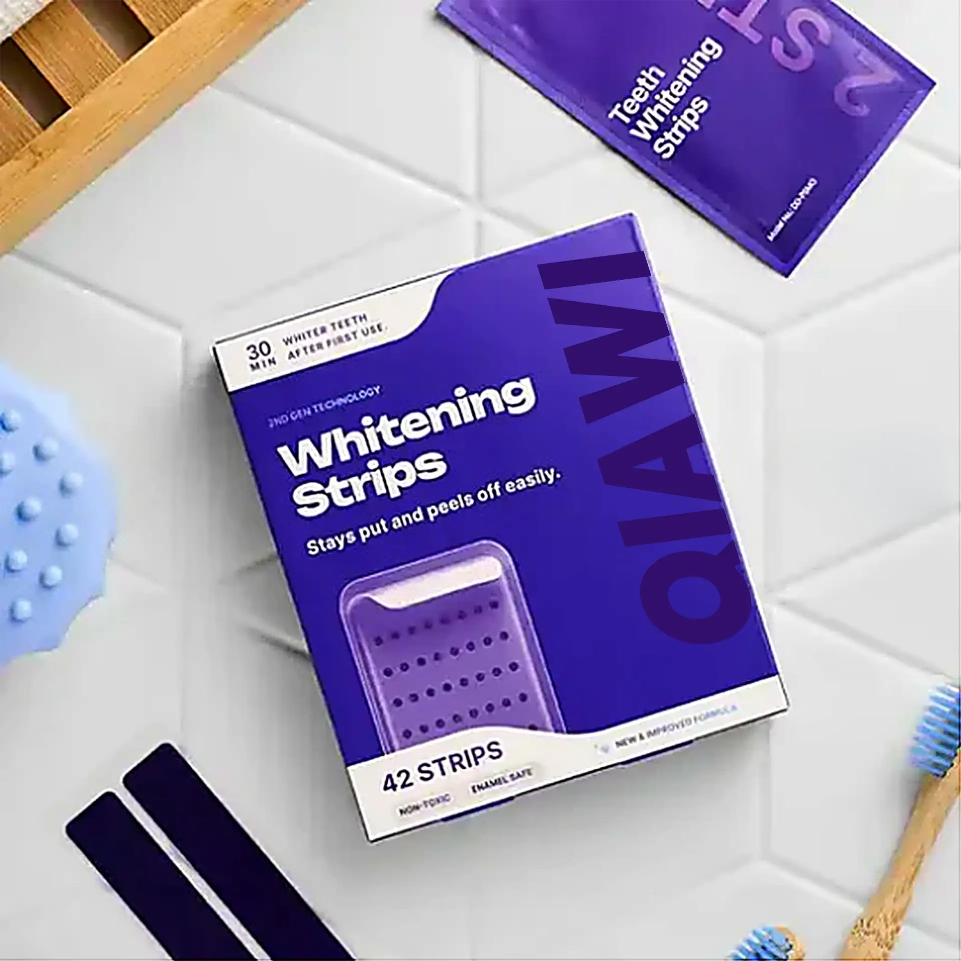 QIAWI Purple Whitening Strips