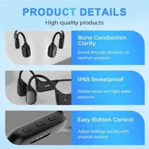 SEAGRIL™ Bone Conduction Smart Hearing Aid Bluetooth Earphones