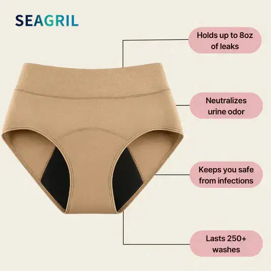 SEAGRIL™ Medical-Grade Leak-Proof Underwear