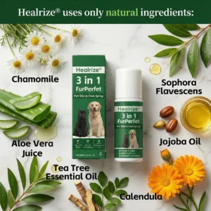 Healrize® 3 in 1 FurPerfect Pet Skin & Coat Spray