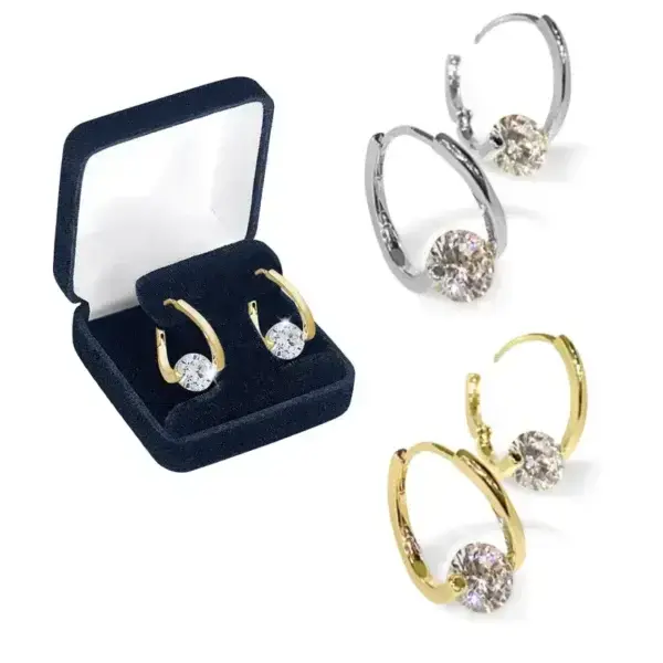 💎 Boucles d’oreilles magnétiques Zenathly™ Lymphvity au germanium