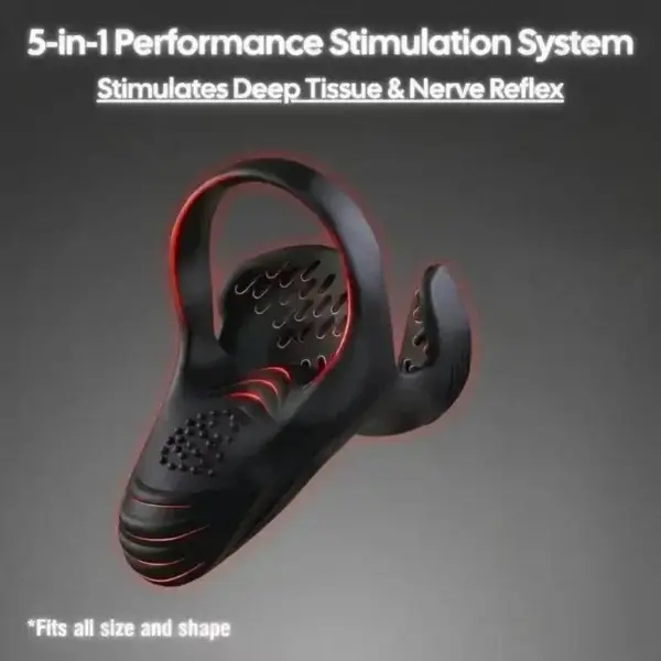 Alisanda™ Vibrating electric male masturbation lock ring charging