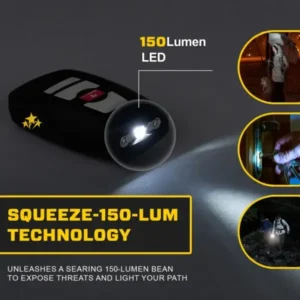 SEAGRIL V77 3in1 Stun & Flashlight & Alarm Car Keychain