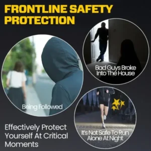 SEAGRIL V77 3in1 Stun & Flashlight & Alarm Car Keychain