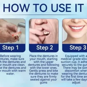 Seagril™ Adhesive teeth (upper and lower)