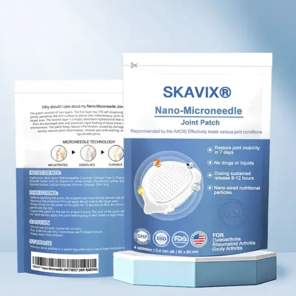 ✅ Official Store: Skavix® Nano-Microneedle Joint Patch