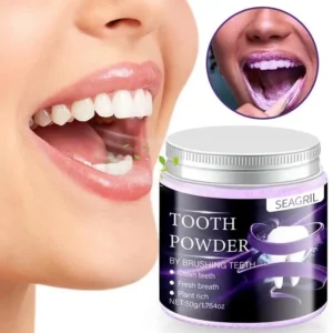 🦷 SEAGRIL • Purple Teeth Whitening Powder