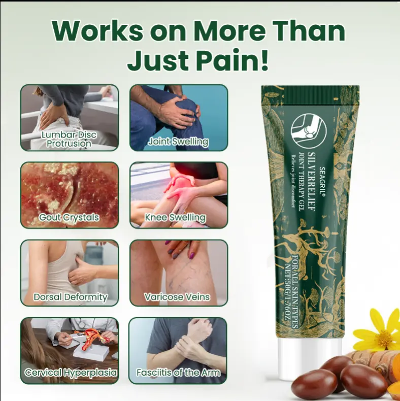 👑2026 Eaily Hot Sale Ends Today: 70% OFF!SEAGRIL® SilverRelief Joint Therapy Gel