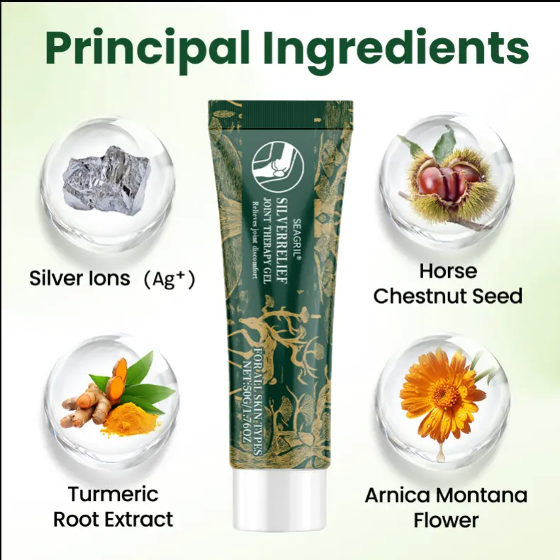 👑2026 Eaily Hot Sale Ends Today: 70% OFF!SEAGRIL® SilverRelief Joint Therapy Gel