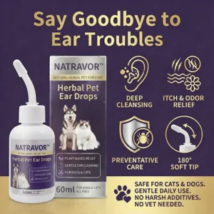 NATRAVORยฎ Herbal Pet Ear Drops