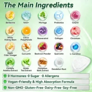 SEAGRIL™ 10-in-1 Micro-Patch Tech Weight Management Skin Support Visible Results