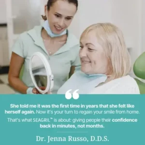 SEAGRIL™ Medical Full Denture with Strong Suctiond