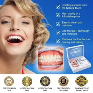 ··🦷 HazyGalaxy™ Custom-Fit Dentures ⏰ ENDS TODAY 70% OFF | Smile with Confidence