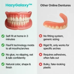 ··🦷 HazyGalaxy™ Custom-Fit Dentures ⏰ ENDS TODAY 70% OFF | Smile with Confidence