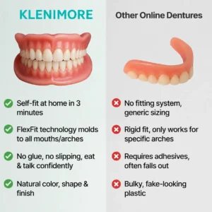 ⏰ KLENIMORE™ Custom-Fit Dentures ENDS TODAY 70% OFF | Smile with Confidence