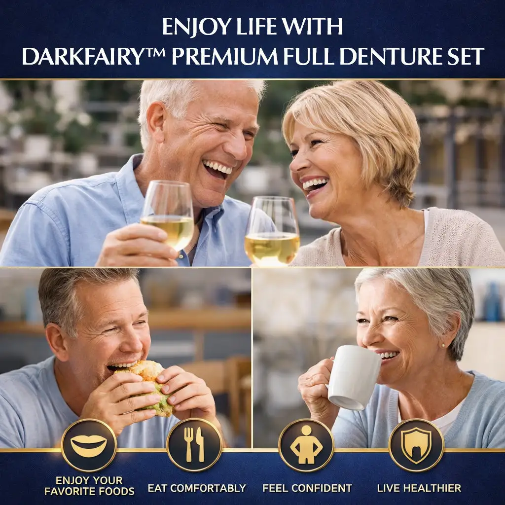 2026🏆✨LAST DAY SALE 70% OFF🔥 Newly upgraded second-generation DarkFairy™ complete dentures