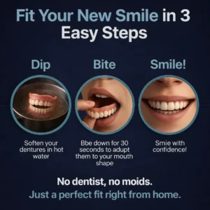 2026🏆✨LAST DAY SALE 70% OFF🔥 Newly upgraded second-generation DarkFairy™ complete dentures