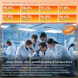 Slimity® Moringa & Berberine 4‑In‑1 Micro‑Particle Sculpting & Fat‑Burn Shorts