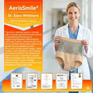 AerisSmile® 2026 NEW RELEASE Moringa & Berberine 4-In-1 Thermo-Matrix Sculpting & Sweat-Enhancing Shorts