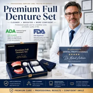 ⏰Ends Today: 70% OFF! 🌎KLENIMORE™ Custom-Fit Dentures— Designed for Comfort and a Natural-Looking Smile