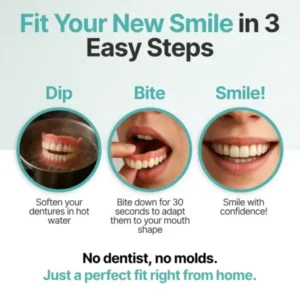 ⏰Ends Today: 70% OFF! 🌎KLENIMORE™ Custom-Fit Dentures— Designed for Comfort and a Natural-Looking Smile
